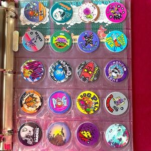 Vintage POG bottle caps